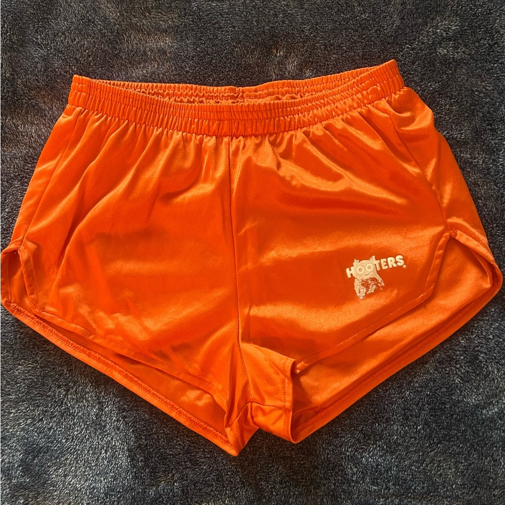 Dolfin Orange Athletic Shorts Lightweight Elastic Waist